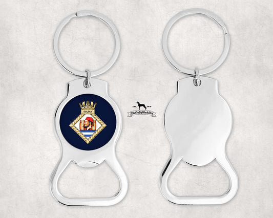 HMS Sultan - Bottle Opener Keyring