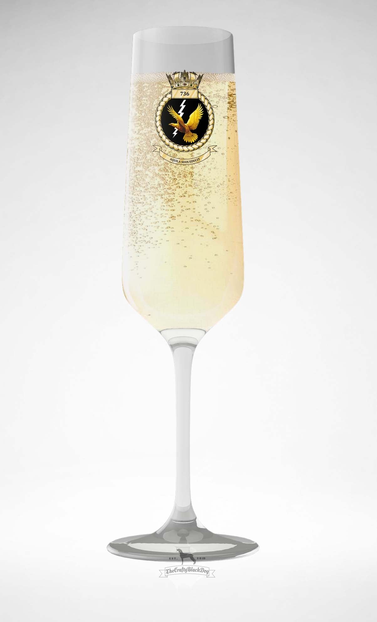 736 Naval Air Squadron - Champagne/Prosecco Flute