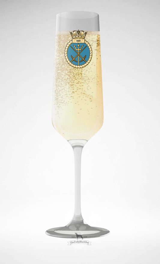 800 Naval Air Squadron - Champagne/Prosecco Flute