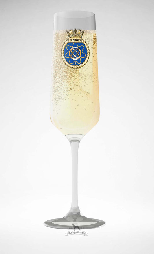 HMS Explorer - Champagne/Prosecco Flute