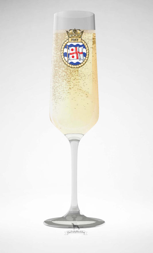 Flag Officer Sea Training FOST - Champagne/Prosecco Flute