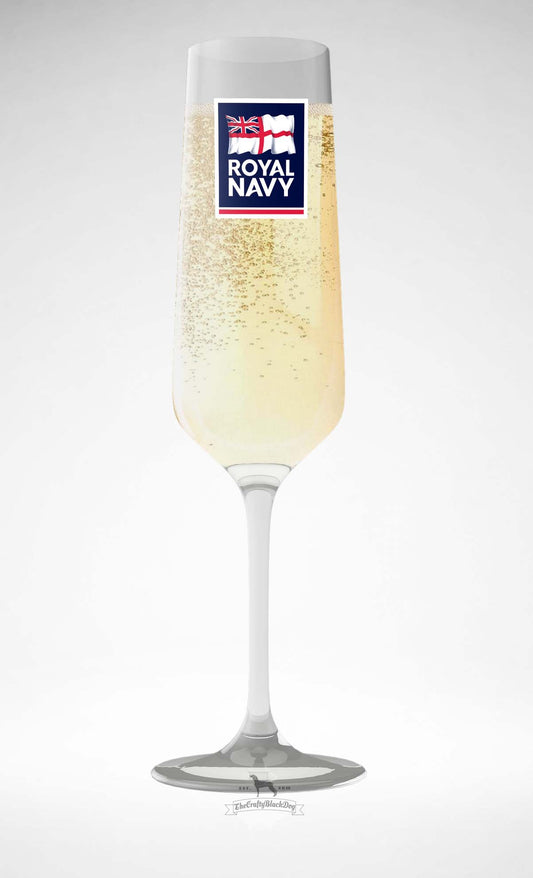 Royal Naval Medical Service - Champagne/Prosecco Flute