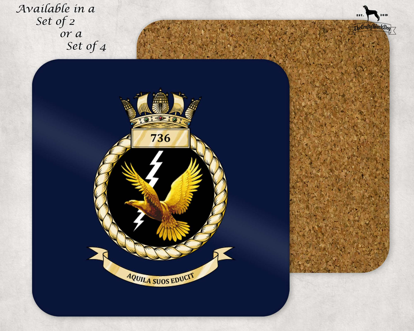 736 Naval Air Squadron - Coaster Set
