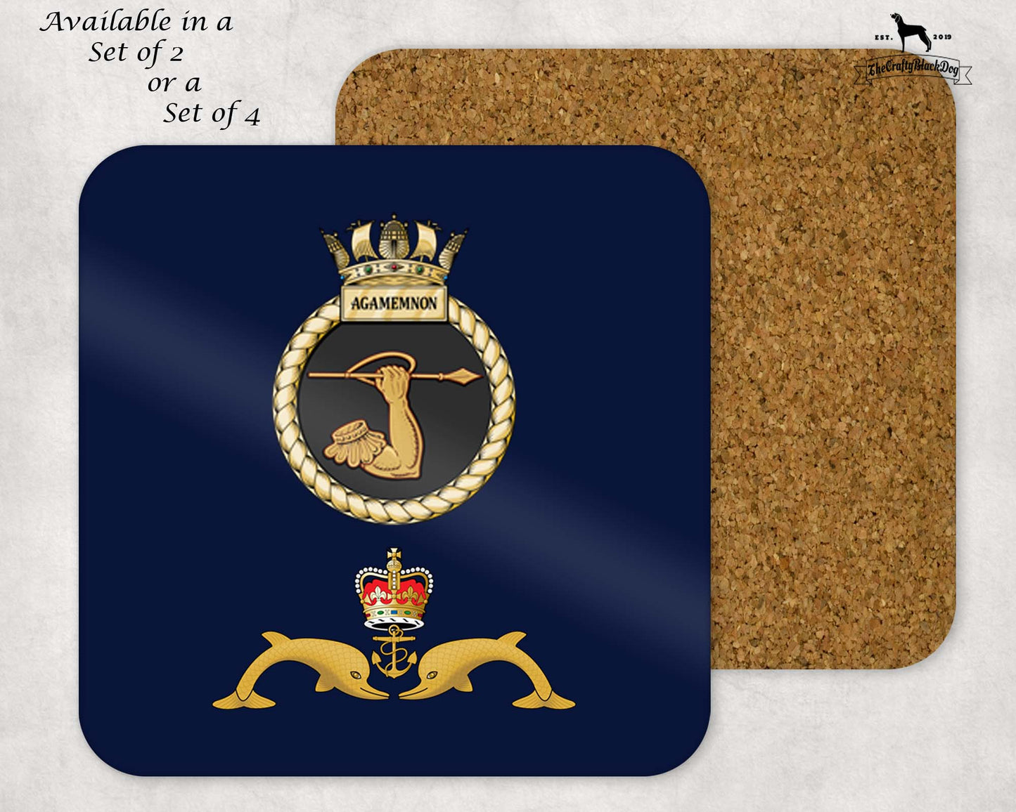 HMS Agamemnon - Coaster Set