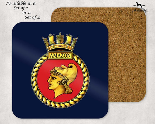 HMS Amazon - Coaster Set