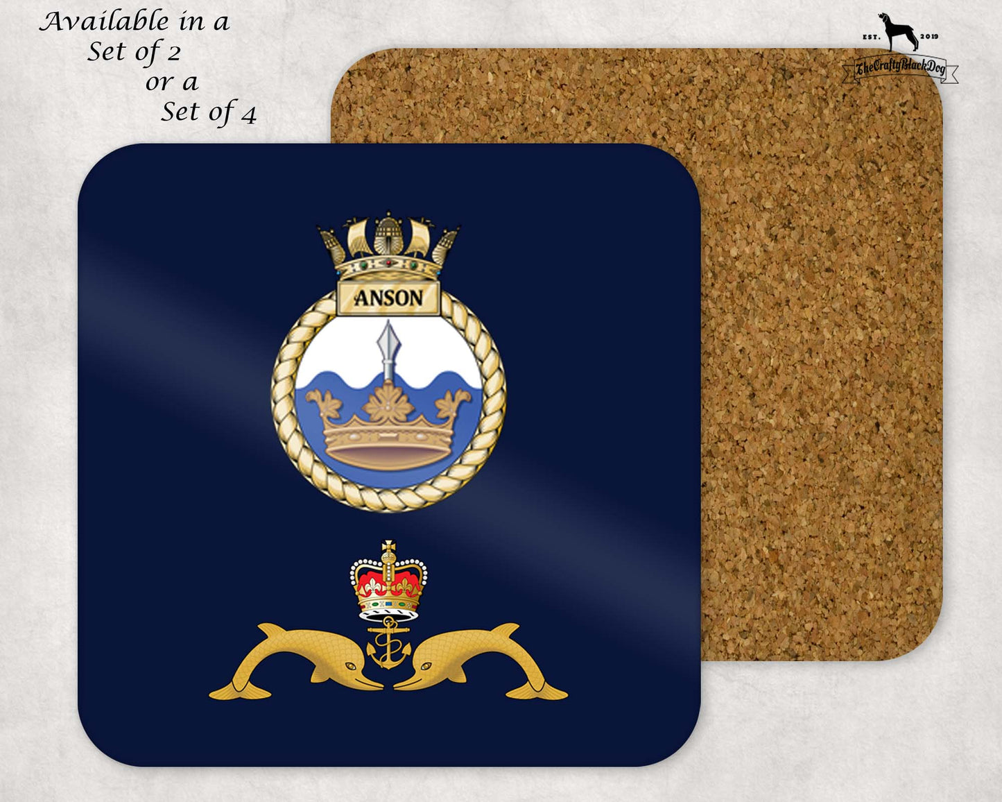 HMS Anson - Coaster Set