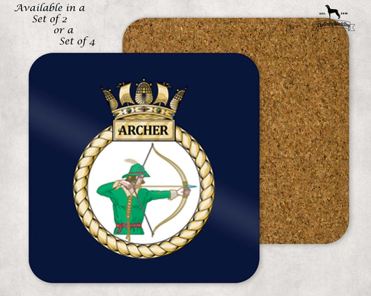 HMS Archer - Coaster Set
