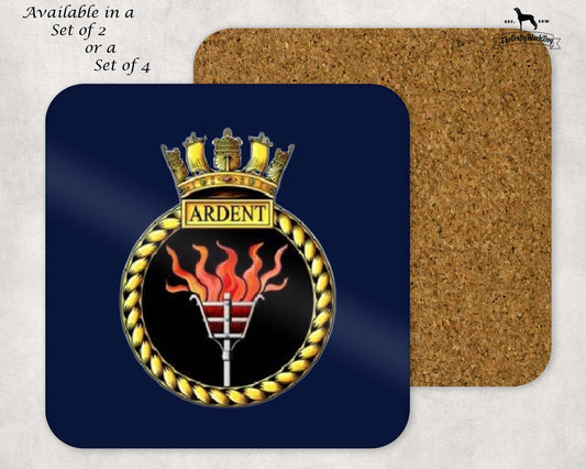 HMS Ardent - Coaster Set