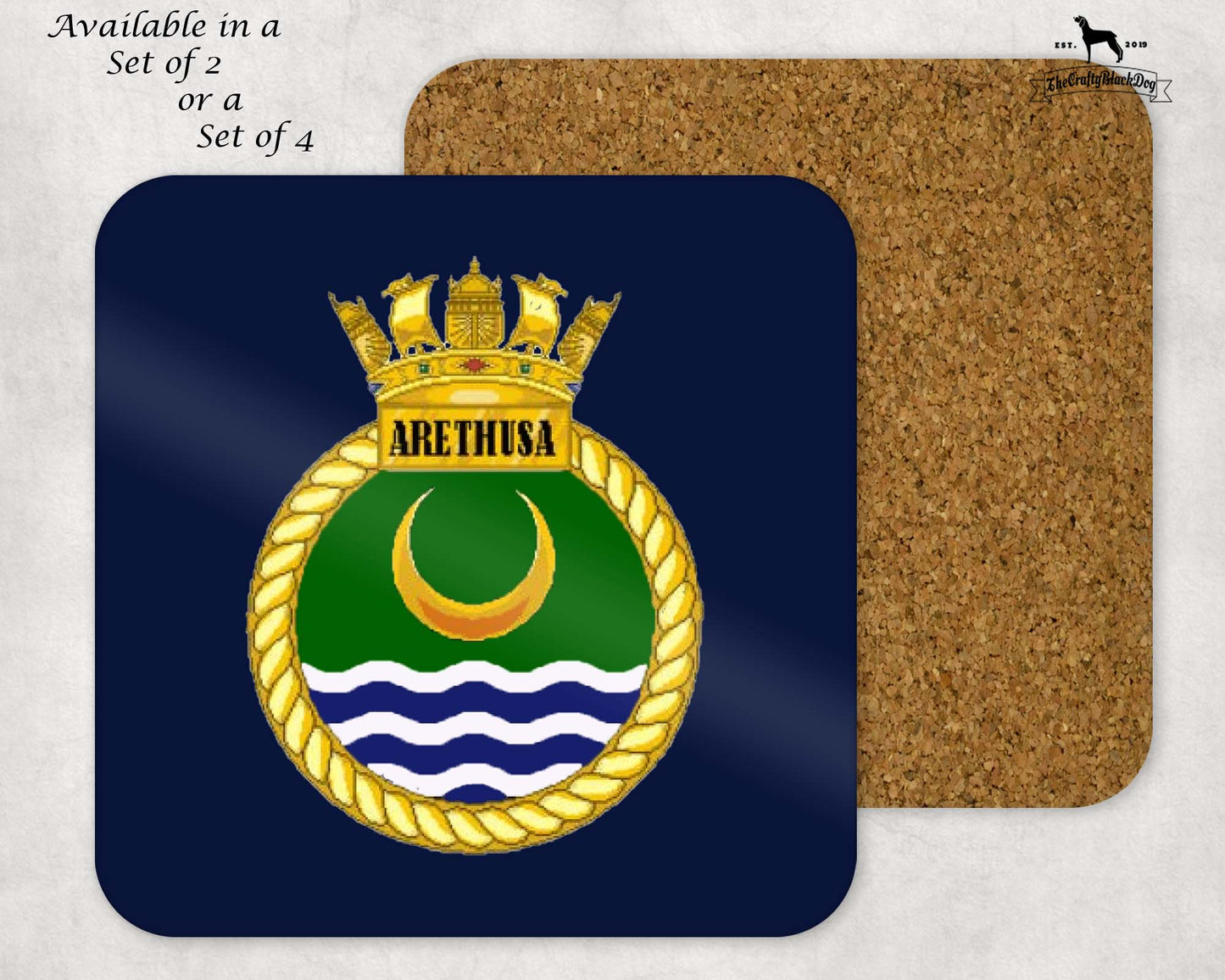 HMS Arethusa - Coaster Set