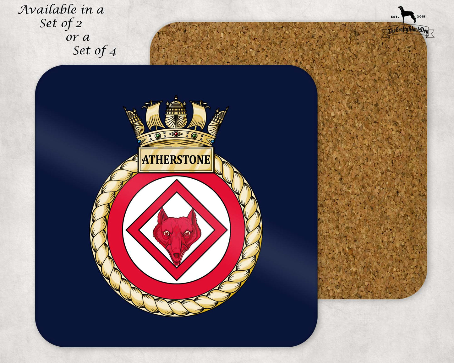 HMS Atherstone - Coaster Set