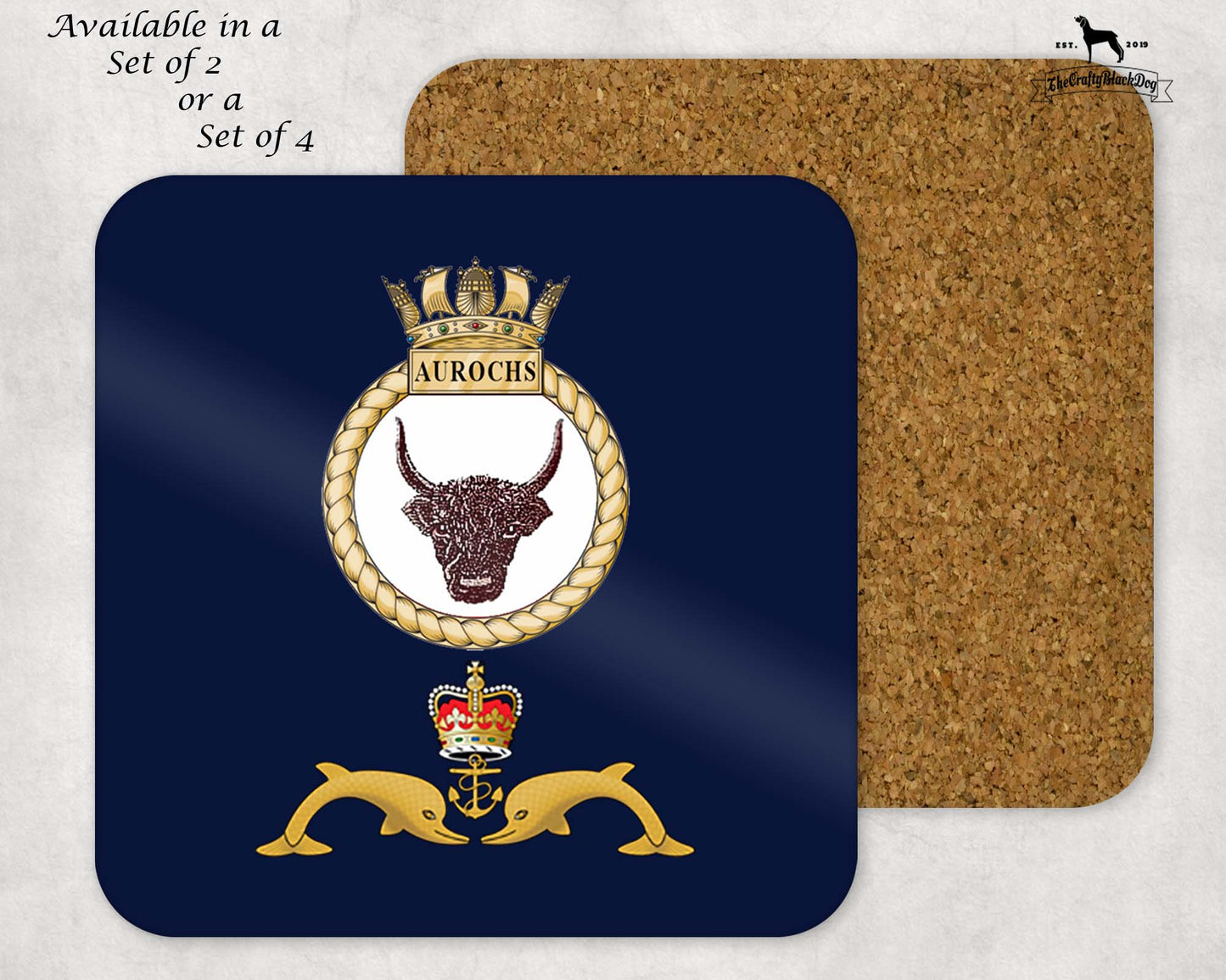 HMS Aurochs - Coaster Set