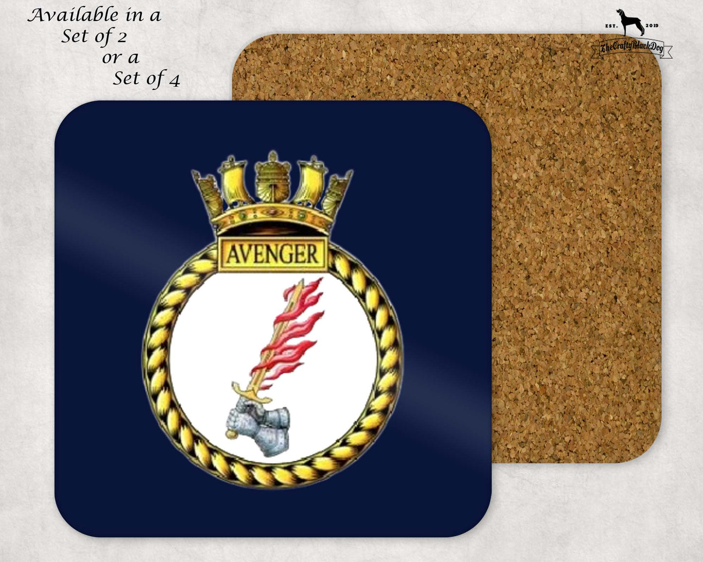 HMS Avenger - Coaster Set