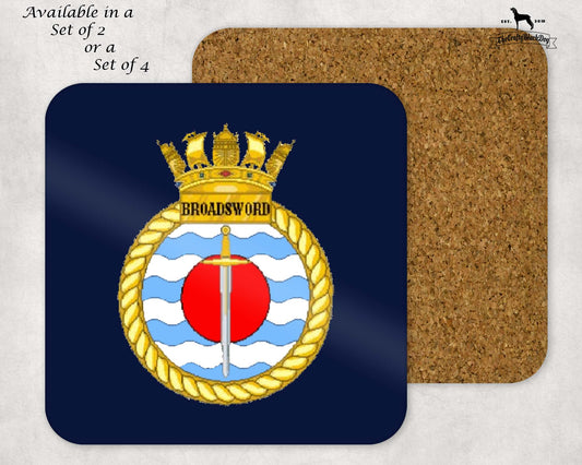 HMS Broadsword - Coaster Set