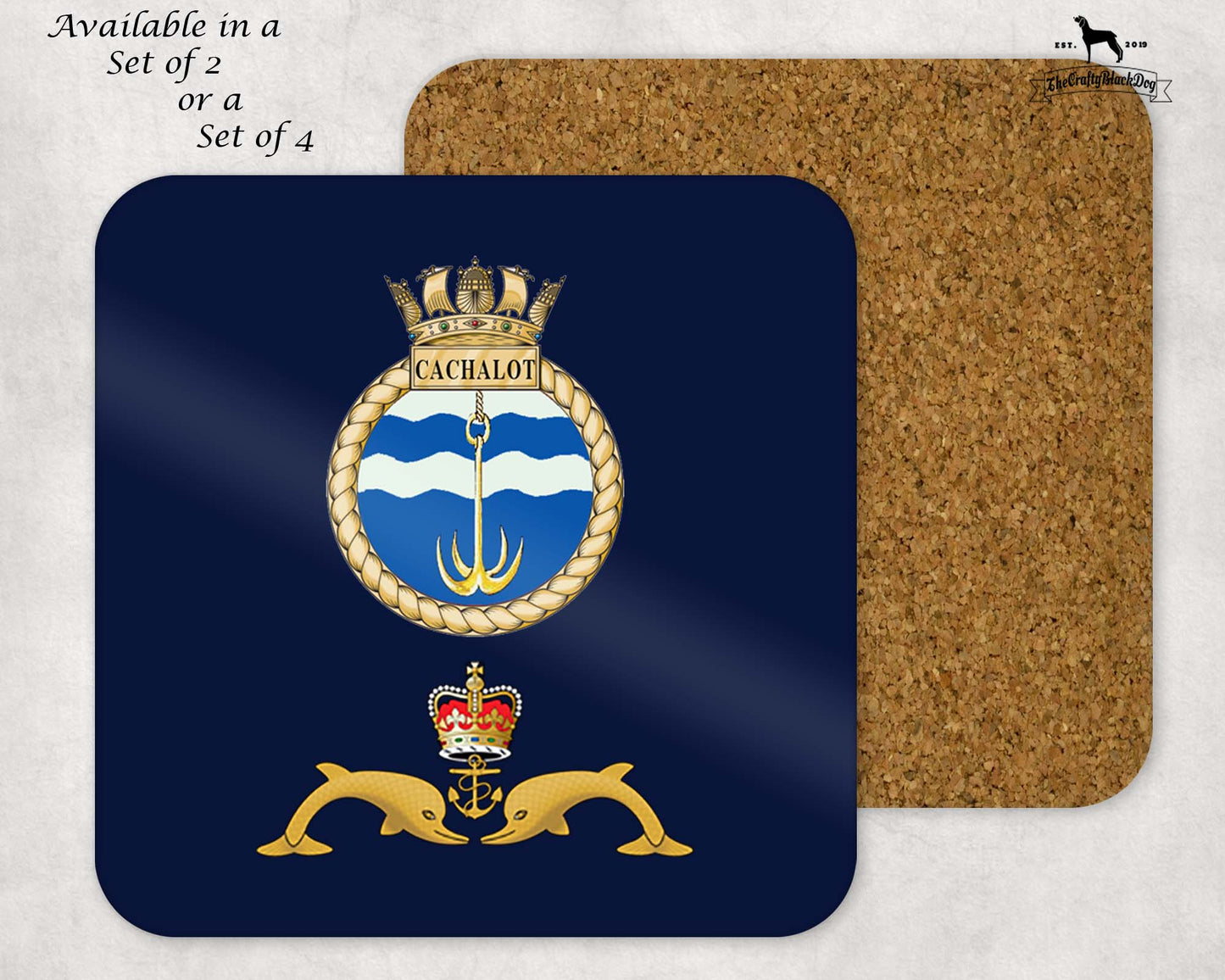 HMS Cachalot - Coaster Set