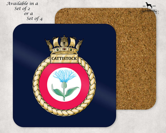 HMS Cattistock - Coaster Set