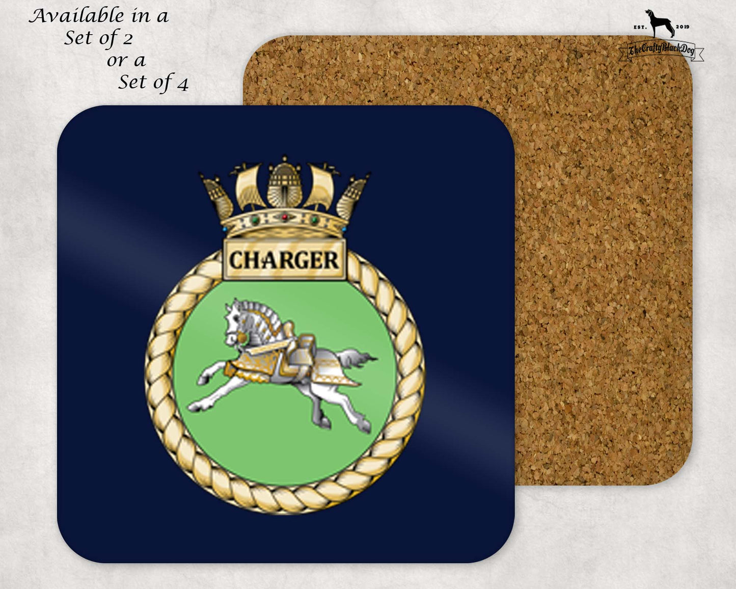 HMS Charger - Coaster Set