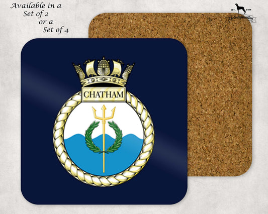 HMS Chatham - Coaster Set