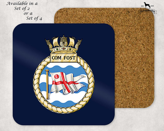 Commander Fleet Operational Sea Training - Com Fost - Coaster Set