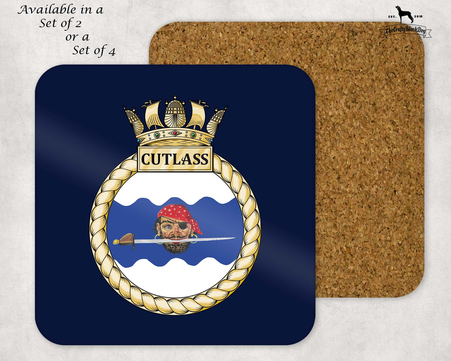 HMS Cutlass - Coaster Set