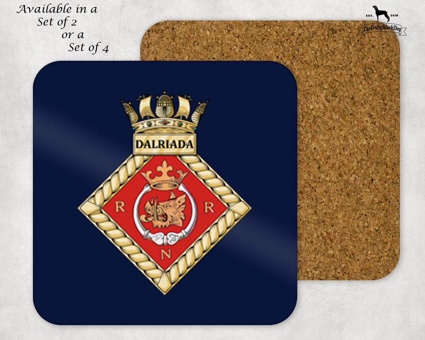 HMS Dalriada - Coaster Set