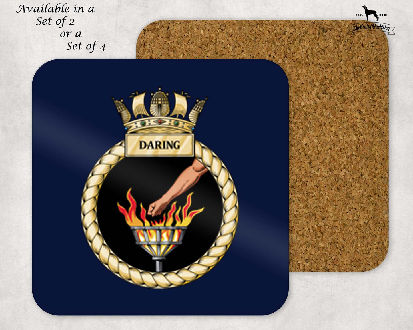 HMS Daring - Coaster Set