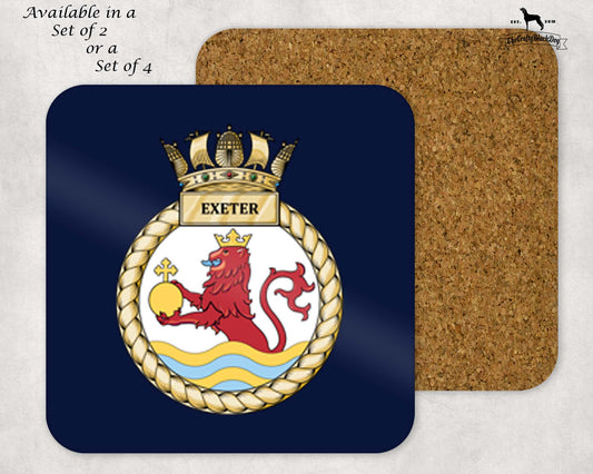 HMS Exeter - Coaster Set