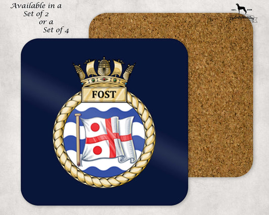 Flag Officer Sea Training FOST - Coaster Set