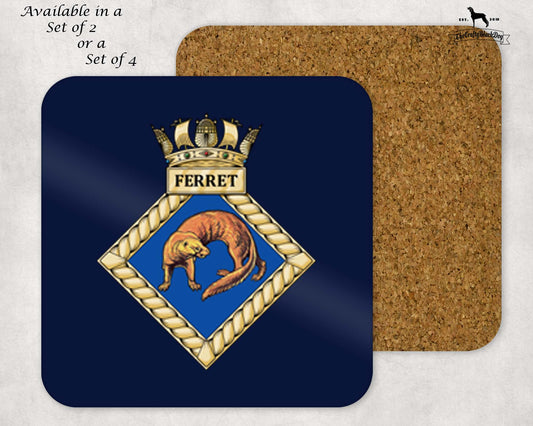 HMS Ferret - Coaster Set