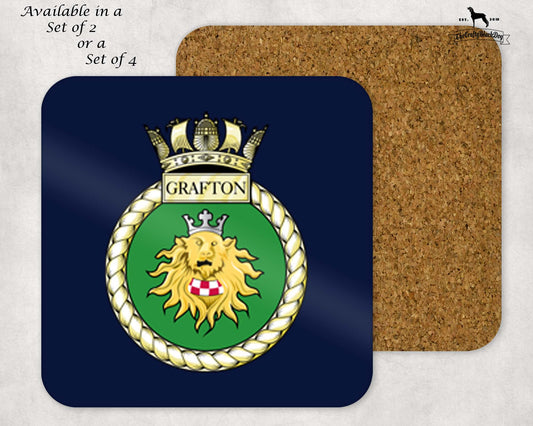 HMS Grafton - Coaster Set