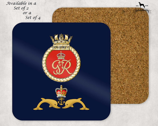 HMS King George VI - Coaster Set