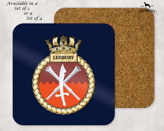 HMS Ledbury - Coaster Set