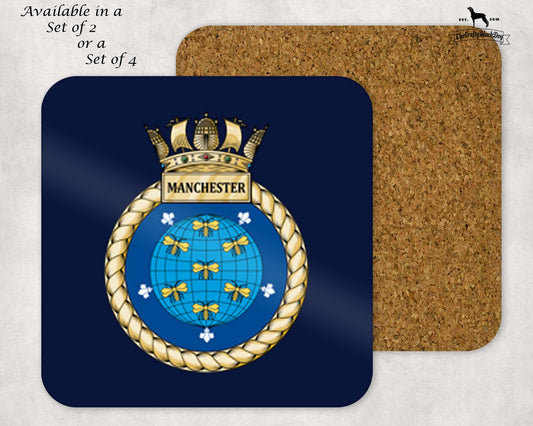 HMS Manchester - Coaster Set