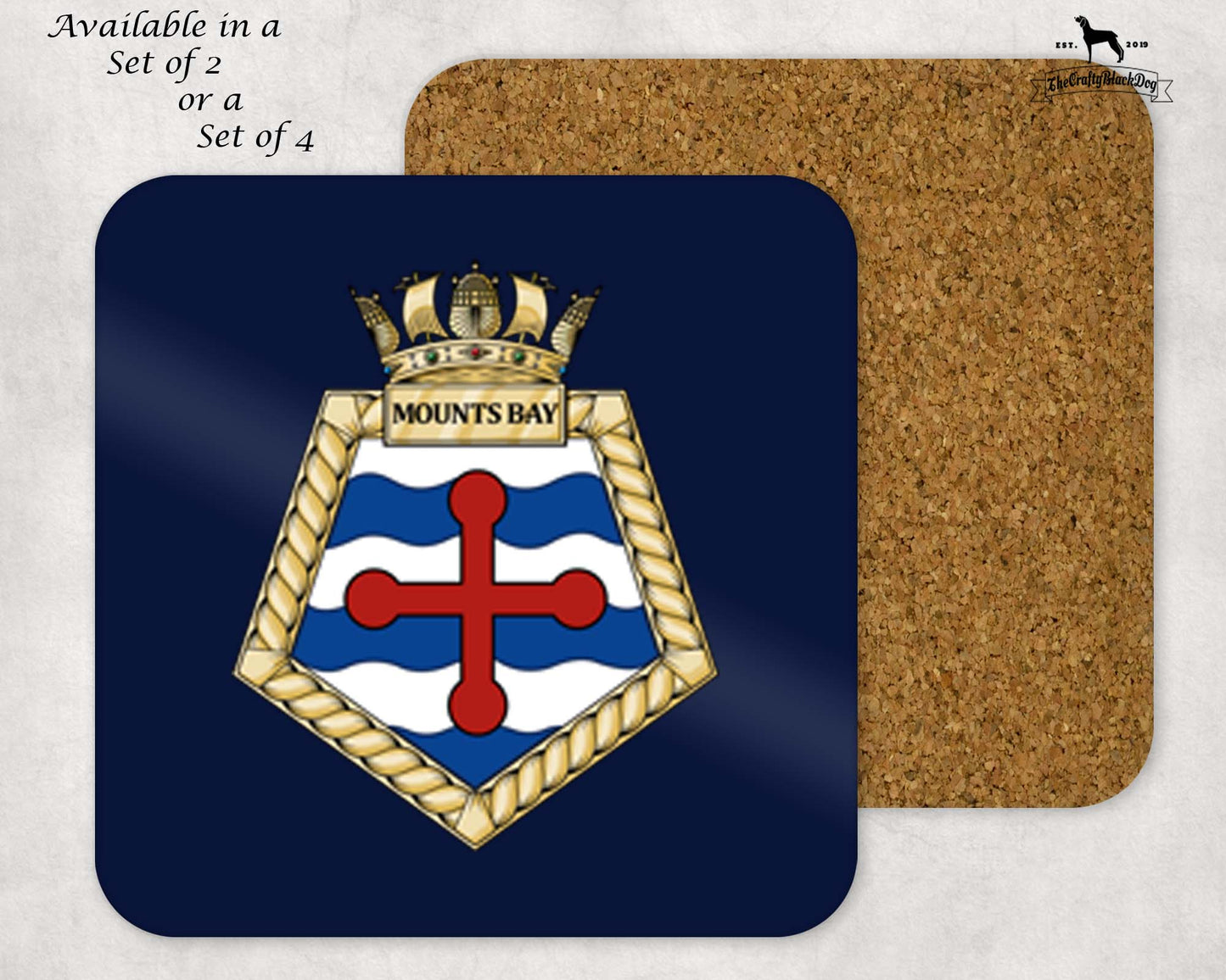 RFA Mounts Bay - Coaster Set