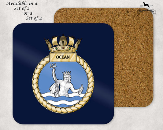 HMS Ocean - Coaster Set