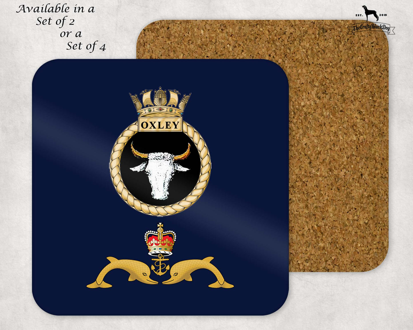 HMS Oxley - Coaster Set