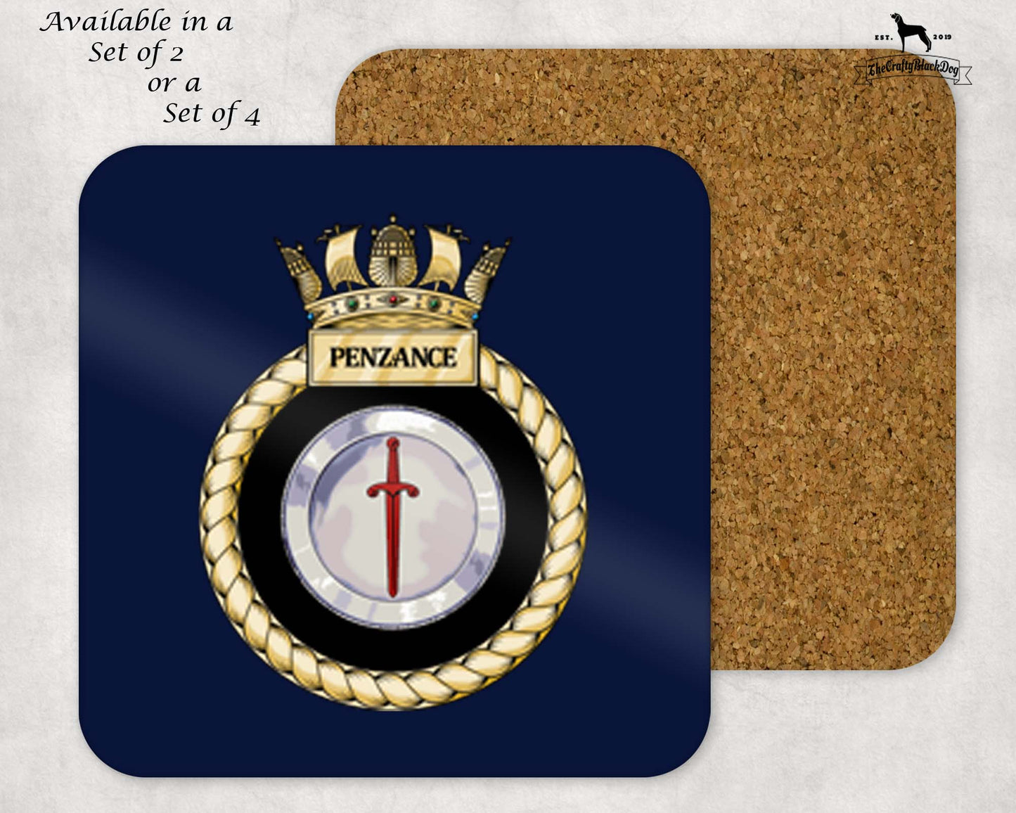 HMS Penzance - Coaster Set