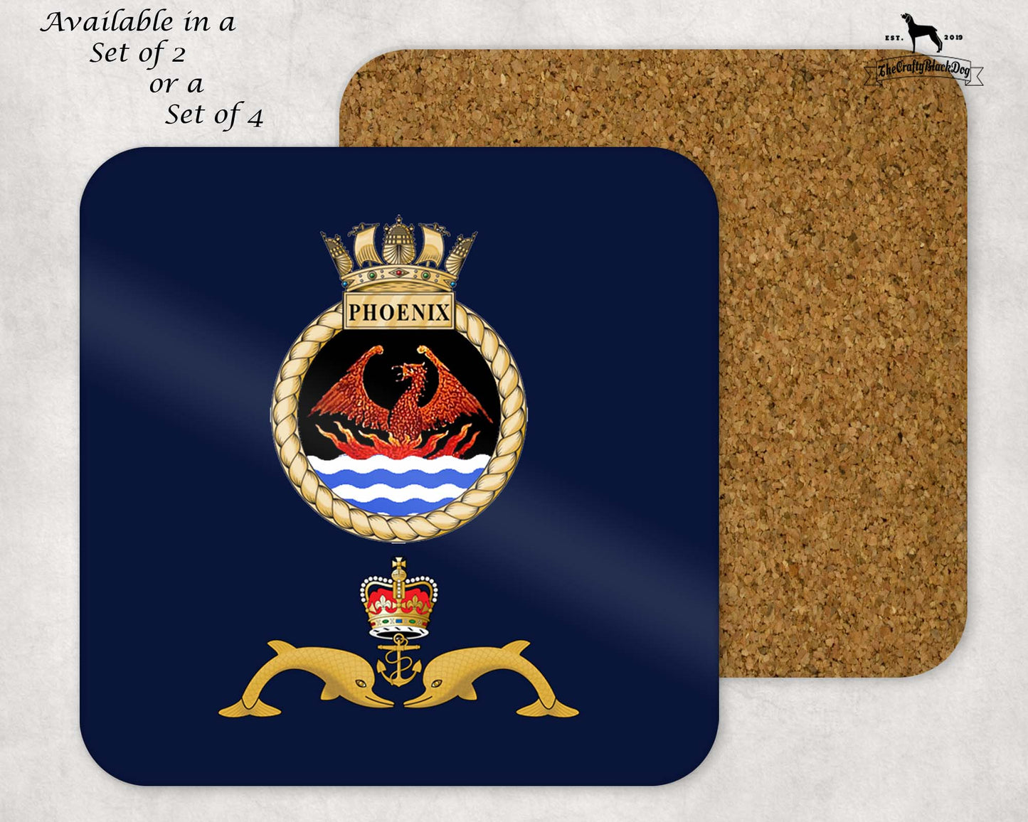 HMS Phoenix - Coaster Set