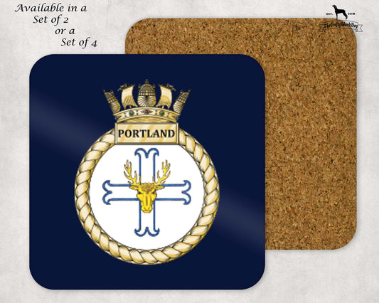 HMS Portland - Coaster Set