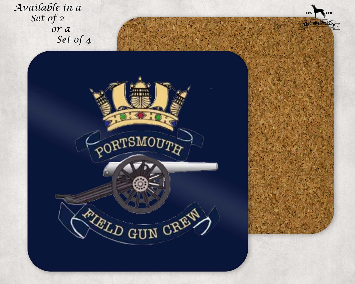 Portsmouth Field Gun Crew - Coaster Set