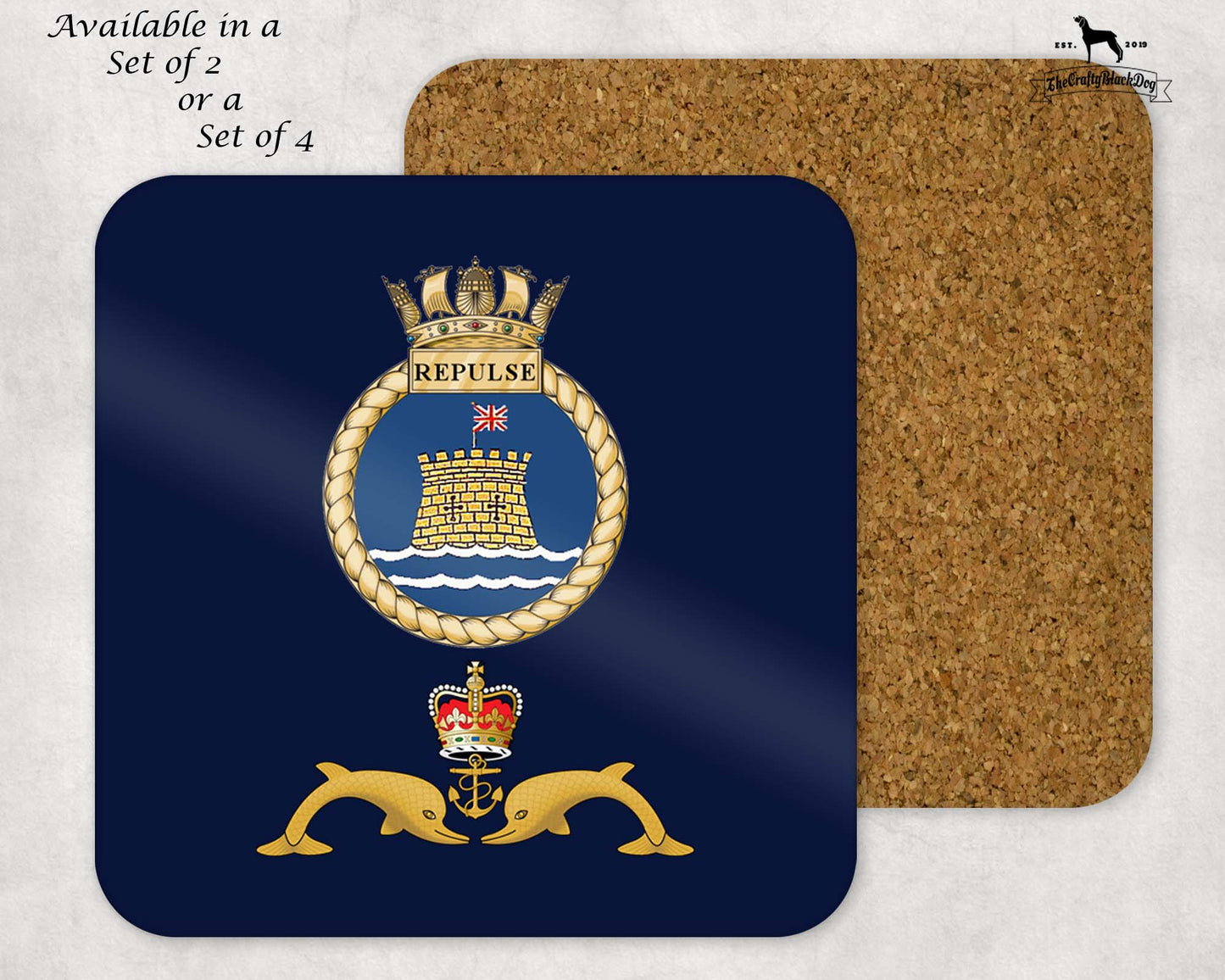 HMS Repulse - Coaster Set