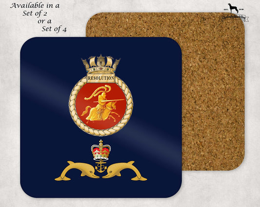 HMS Resolution - Coaster Set