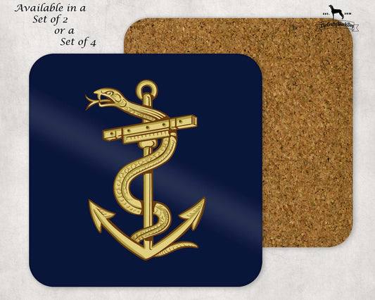 Royal Naval Medical Service - Coaster Set