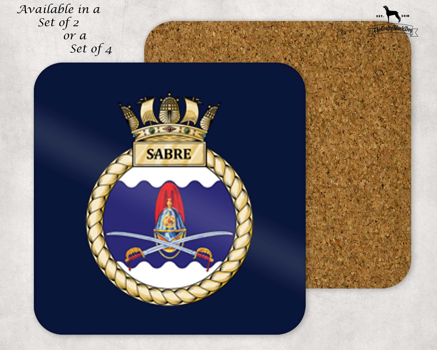 HMS Sabre - Coaster Set