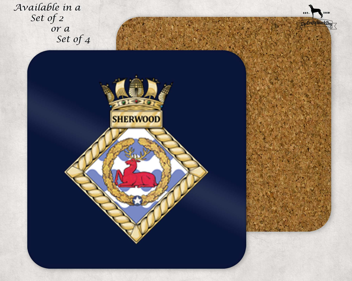 HMS Sherwood - Coaster Set