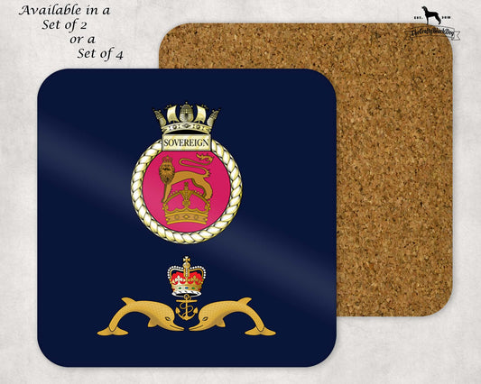 HMS Sovereign - Coaster Set