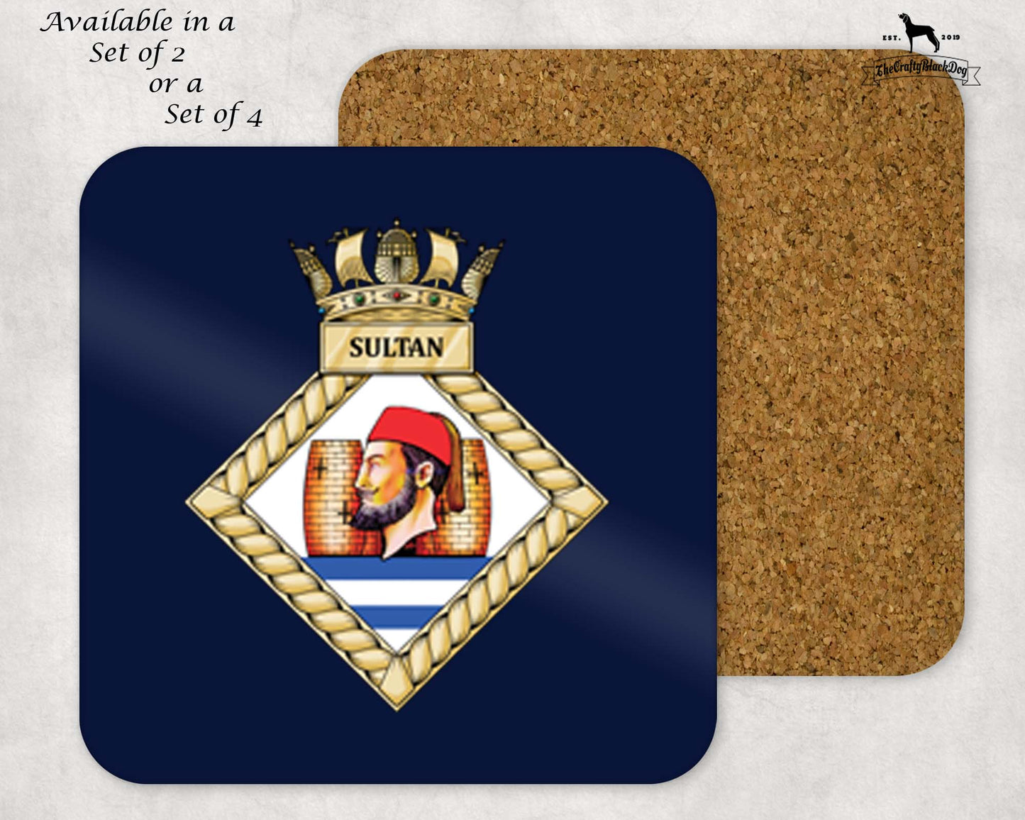 HMS Sultan - Coaster Set