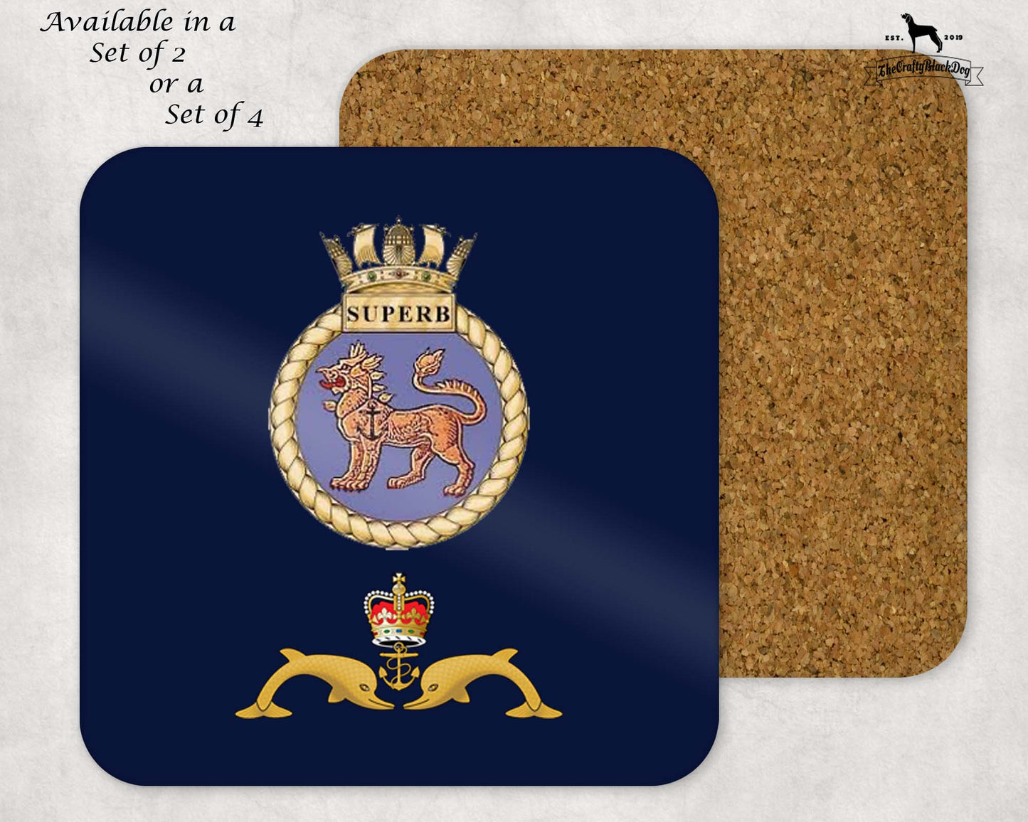 HMS Superb - Coaster Set