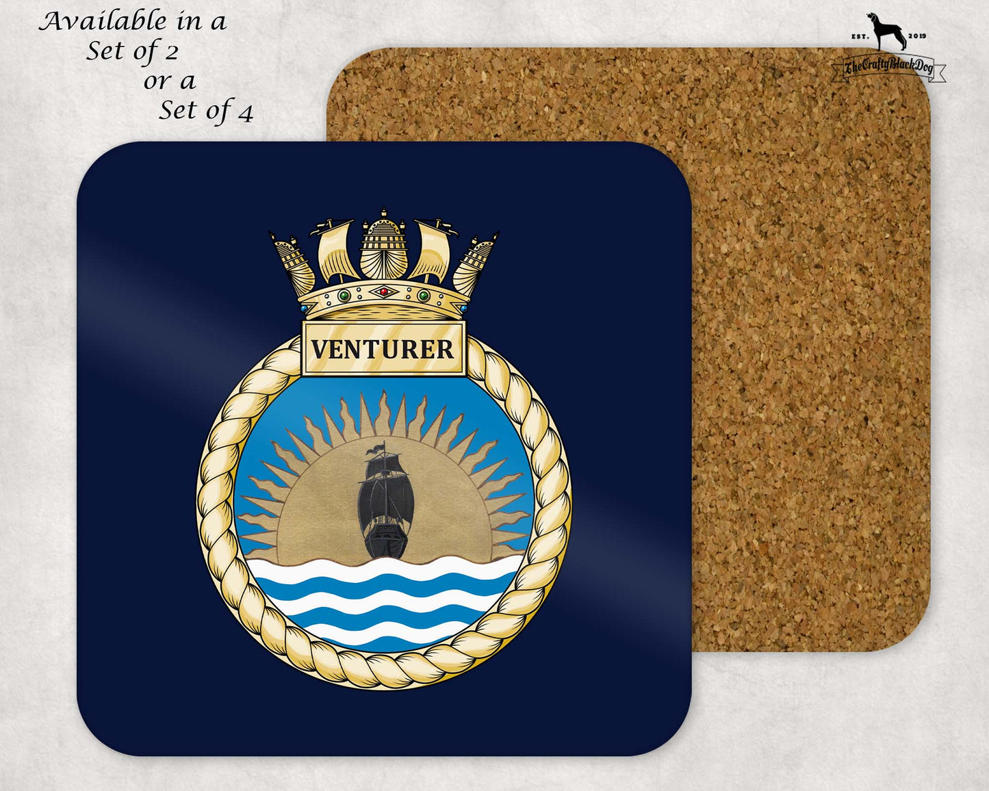 HMS Venturer - Coaster Set