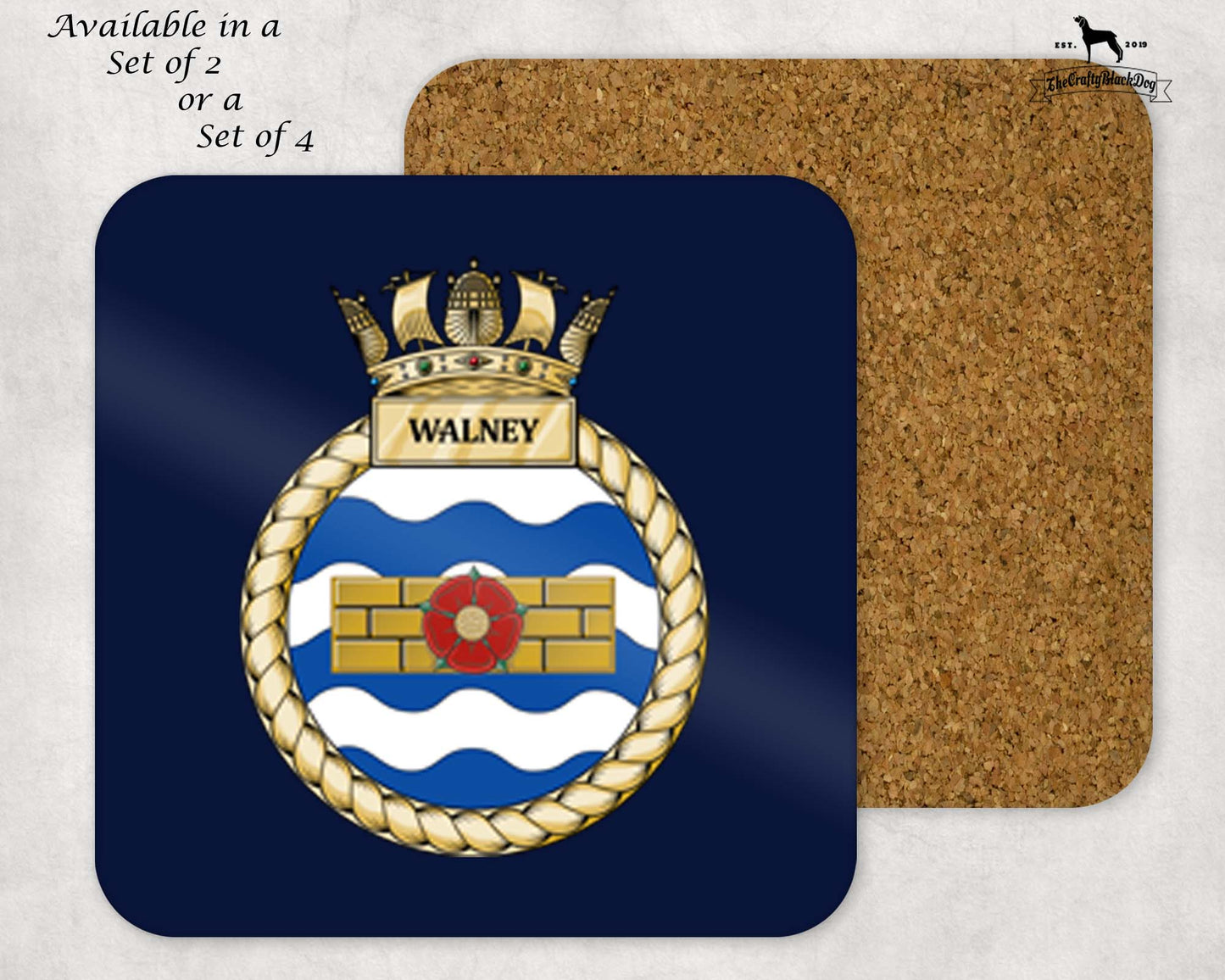 HMS Walney - Coaster Set