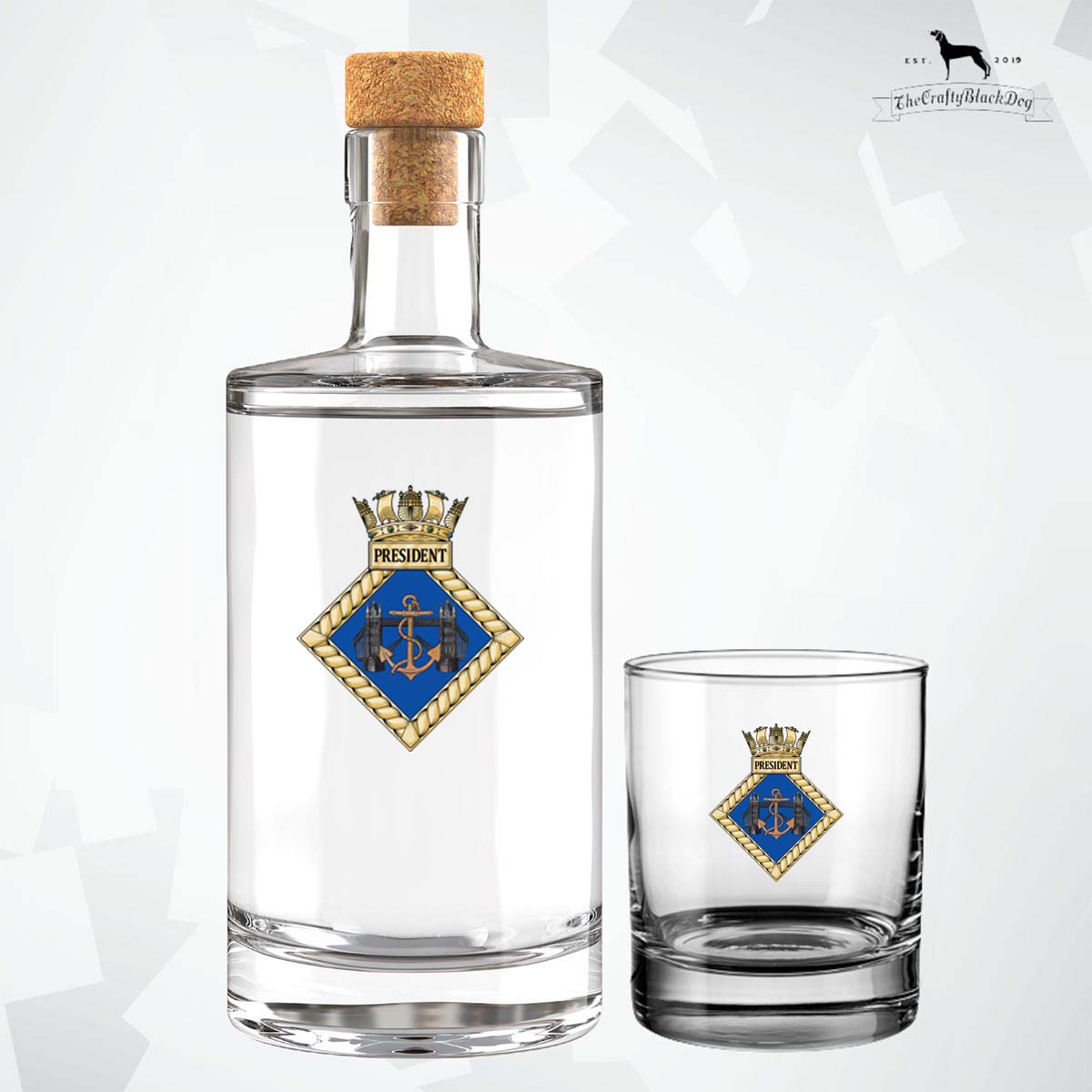 HMS President - Fill Your Own Spirit Bottle